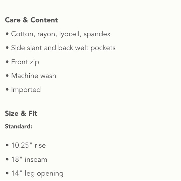 NWT anthro skinny pedal pusher pants - Picture 6 of 6